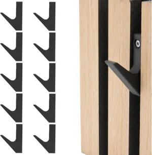TSB Werk Kleiderhaken Garderobenhaken für Akustikpaneele Kleiderhaken, (10-St), Halter, Wandhaken, Haken, Universal
