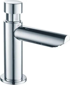 Tuganna Waschtischarmatur Timer Kaltwasserarmatur Wasserstopp-Funktion, Standventil selbstschließend