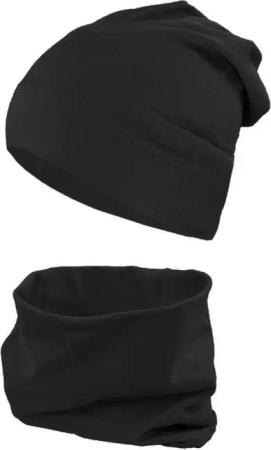 TupTam Beanie TupTam Jungen Beanie Mütze und Schlauchschal 2er Set
