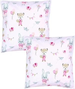 TupTam Kissenbezüge Kinder Kissenbezug Dekorativ Gemustert mit Hotelverschluss 2er Set