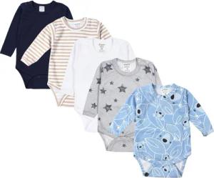 TupTam Langarmbody TupTam Jungen Baby Body Langarm Unifarben 5er Pack