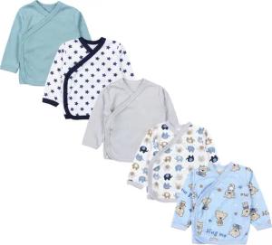TupTam Wickelshirt TupTam Baby Jungen Langarm Wickelshirt Baumwolle 5er Set