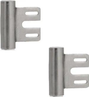 Türbeschläge24 Türbeschlag Rahmenteile für Officebänder für Stahlzargen 48,5 mm