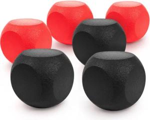 Turnwürfel-Set Cuby Rot-Schwarz Turnen Unisex Rot-Schwarz