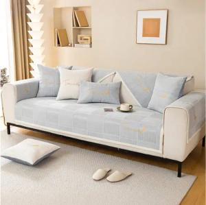 TUWENA Sofahusse Sofaschoner Rutschfest,Couch Überzug L Form 1/2/3/4 Sitzer,Sofabezug, Sofadecken für Sitzfläche, Universelle Sofa Überwurf