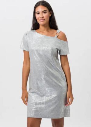 TUZZI Jerseykleid mit asymmetrischem Ausschnitt