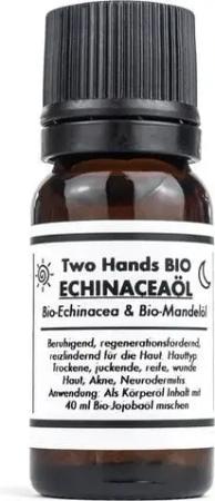Two Hands BIO Echinaceaöl aus Bio-Echinacea & Bio-Jojobaöl - 1 % Extrakt - Bio Vegan