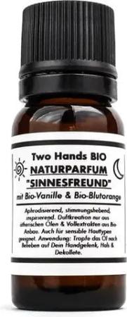 Two Hands BIO NaturParfum „SinnesFreund“ mit Bio-Vanille & Bio-Blutorange - Bio Vegan