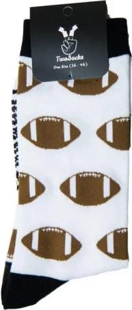 TwoSocks Freizeitsocken Football Socken lustige Socken Herren & Damen, Einheitsgröße