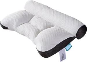 TWSOUL Schlafkissen Nackenkissen zum Schlafen, Füllung: 100 % Polyesterfaser, Seitenschläfer, Rückenschläfer, Bauchschläfer, Entworfen mit Nackenstütze,60 x 40 cm
