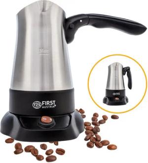 TZS FIRST AUSTRIA Kaffeebereiter, 350ml, 800W, Mokkakocher, Espressokocher & Wasserkocher, Edelstahl