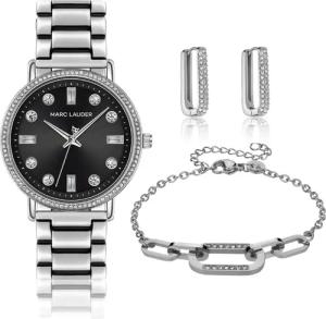 Uhren- und Armband-Set für Frauen Marc Lauder Lisbon