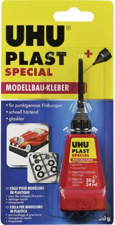 UHU Bastelkleber UHU Plast Spezial mit Feindosierspitze 30 g