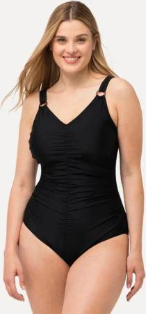 Ulla Popken Badeanzug Badeanzug Softcups Zierringe recycelt