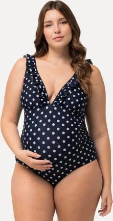 Ulla Popken Badeanzug Bellieva Badeanzug Umstandsmode Punkte Schwangerschaft