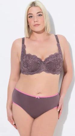 Ulla Popken Balconette-BH Bügel-BH Softschalen Balconette-BH Spitze