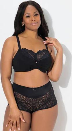 Ulla Popken Balconette-BH TruYou Bügel-BH Softschalen Spitze Cup B - F