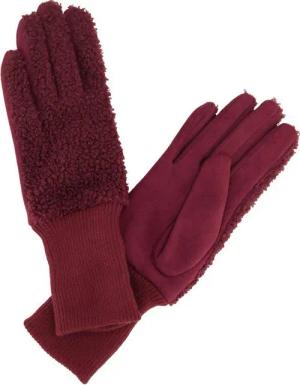 Ulla Popken Baumwollhandschuhe Handschuhe Teddyfleece Umschlagbund