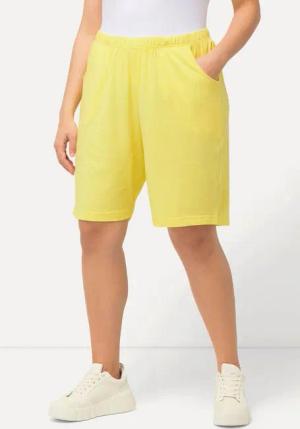 Ulla Popken Bermudas Jerseyshorts Taschen Elastikbund