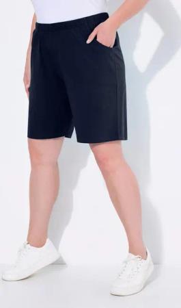 Ulla Popken Bermudas Jerseyshorts Taschen Elastikbund