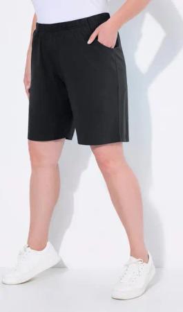 Ulla Popken Bermudas Jerseyshorts Taschen Elastikbund