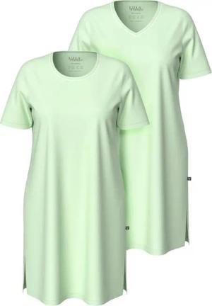 Ulla Popken Bigshirt Bigshirts 2er-Pack Rundhals/V-Ausschnitt Halbarm