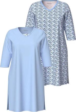 Ulla Popken Bigshirt Bigshirts 2er-Pack V-Ausschnitt Langarm