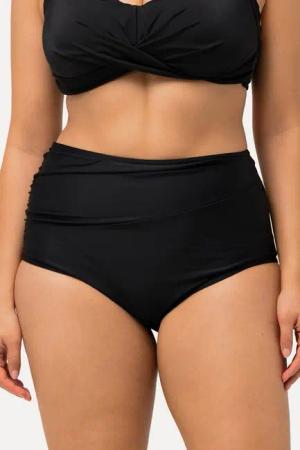 Ulla Popken Bügel-BH Bikini-Hose Drapierung High Waist