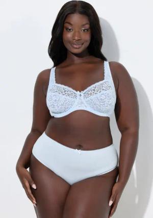 Ulla Popken Bügel-BH Bügel-BH Blütenspitze Vollspitze