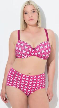 Ulla Popken Bügel-BH Bügel-BH Herzen Softcups