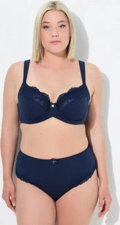 Ulla Popken Bügel-BH Bügel-BH Jacquard Spitze Softcups