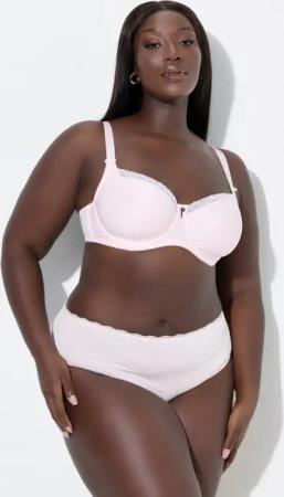 Ulla Popken Bügel-BH Bügel-BH Jacquard Spitzenkante