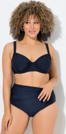 Ulla Popken Bügel-BH Bügel-Bikini Raffung Träger verstellbar