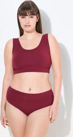 Ulla Popken Bügel-BH Bustier breite Träger Biobaumwolle