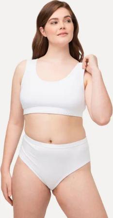 Ulla Popken Bügel-BH Bustier breite Träger Biobaumwolle