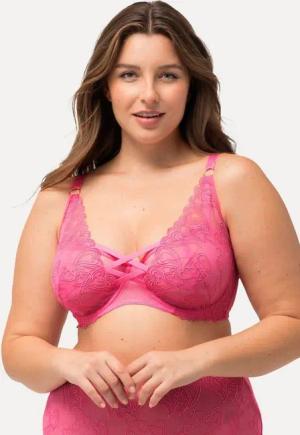 Ulla Popken Bügel-BH High Apex Bügel-BH Zierbänder Herzspitze