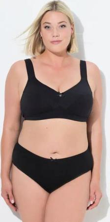 Ulla Popken Bügel-BH Soft-BH ohne Bügel breite Träger