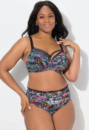 Ulla Popken Bügel-BH TruYou Bügel-BH Softschalen Animal