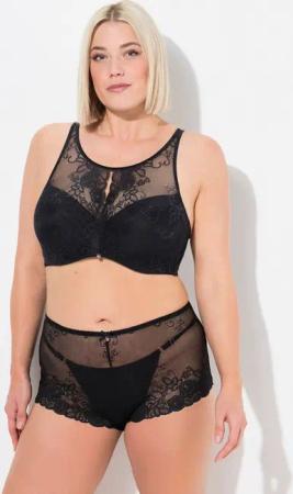 Ulla Popken Bügel-BH TruYou Bügel-BH Softschalen Spitze High Cut