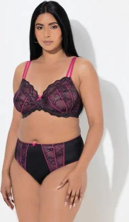 Ulla Popken Bügel-BH TruYou Bügel-BH Spitze Zierbänder