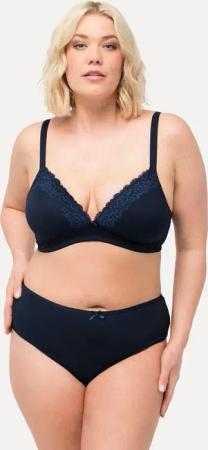 Ulla Popken Bügelloser BH BH bügellos Foam-Cups Zierkanten