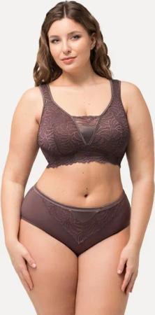 Ulla Popken Bügelloser BH Bralette Spitze ohne Bügel