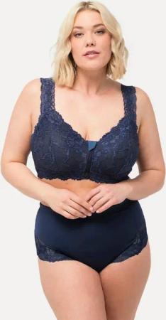 Ulla Popken Bustier Bralette Spitze Reißverschluss ohne Bügel