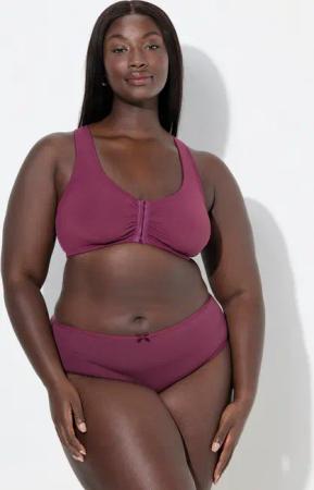 Ulla Popken Bustier Bustier Rückenspitze Vorderverschluss bügellos