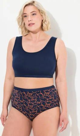 Ulla Popken Bustier Bustier Schlupfform ohne Bügel OEKO-TEX