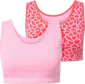 Ulla Popken Bustier Bustiers 2er-Pack Herzen/einfarbig ohne Bügel