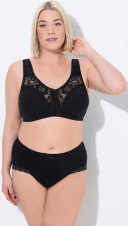 Ulla Popken Entlastungs-BH Entlastungs-BH ohne Bügel Baumwolle Cup C - F