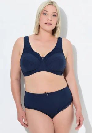 Ulla Popken Entlastungs-BH Entlastungs-BH ohne Bügel Spitze