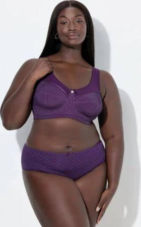 Ulla Popken Entlastungs-BH Entlastungs-BH Punkte ohne Bügel Cup C - F