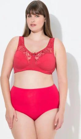 Ulla Popken Entlastungs-BH Entlastungs-BH Spitze ohne Bügel Cup C-E